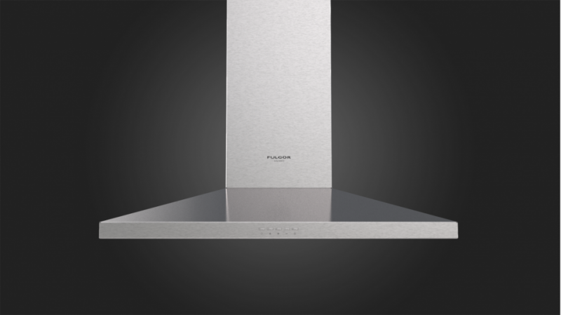 30" Fulgor Milano 600 CFM Internal Blower Chimney Wall Hood - F4CW30S1