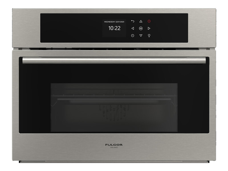 24" Fulgor Milano 700 Series Built-In Single Steam Wall Oven - F7SCO24S1