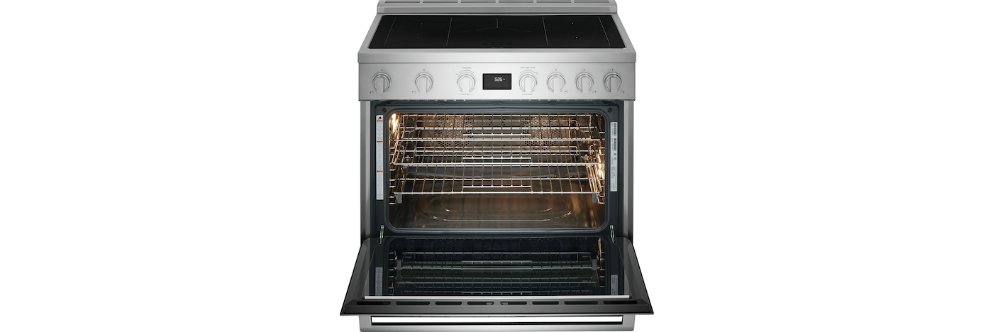 36'' Electrolux 4.4 Cu. Ft. Induction Freestanding Range with True Convection - ECFI3668AS