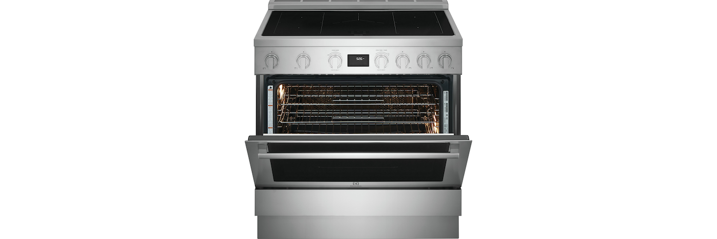 36'' Electrolux 4.4 Cu. Ft. Induction Freestanding Range with True Convection - ECFI3668AS