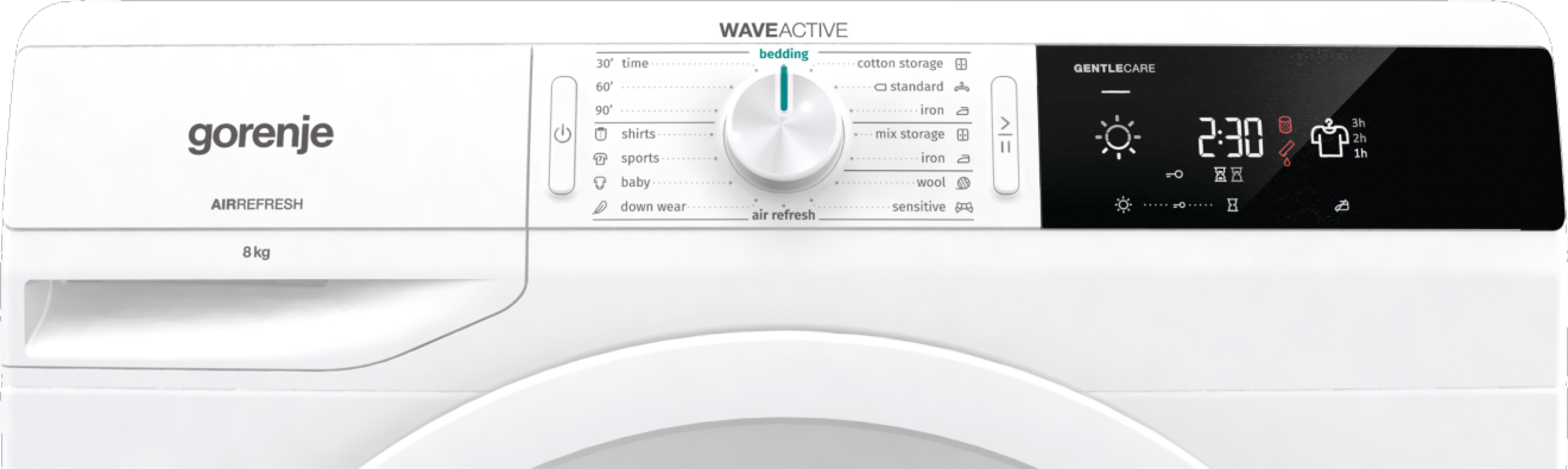 24" Gorenje Freestanding Tumble Dryer in White - DE8B