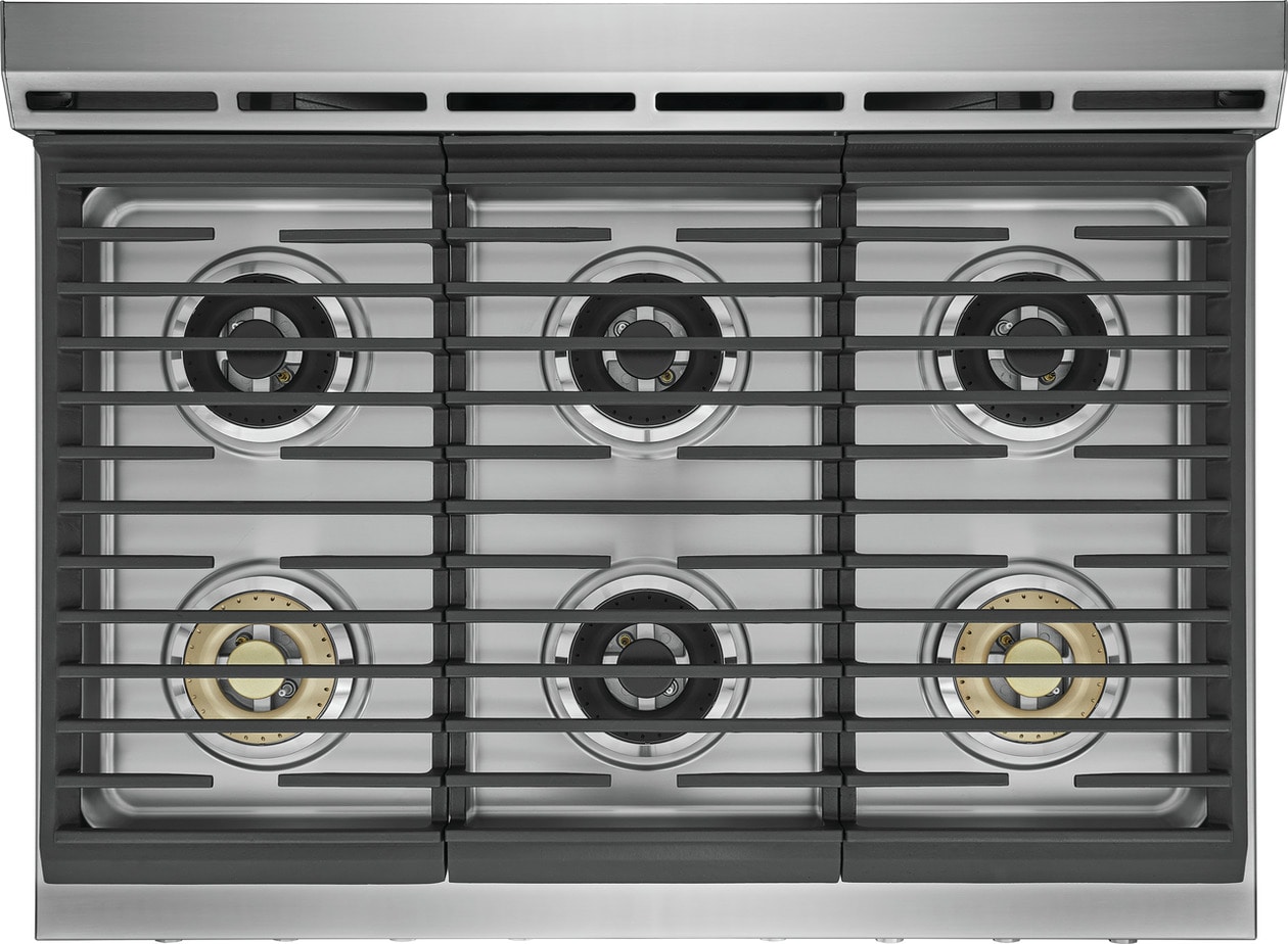 36" Electrolux 4.4 Cu. Ft. Front Control Freestanding Gas Range - ECFG3668AS