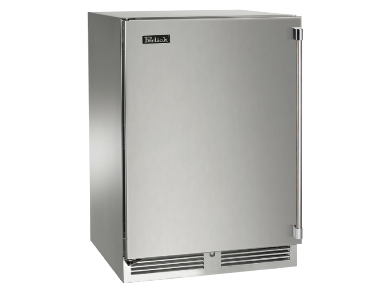 24" Perlick Indoor Signature Series Left-Hinged Undercounter Freezer in Solid Panel Ready Door - HP24FS42L