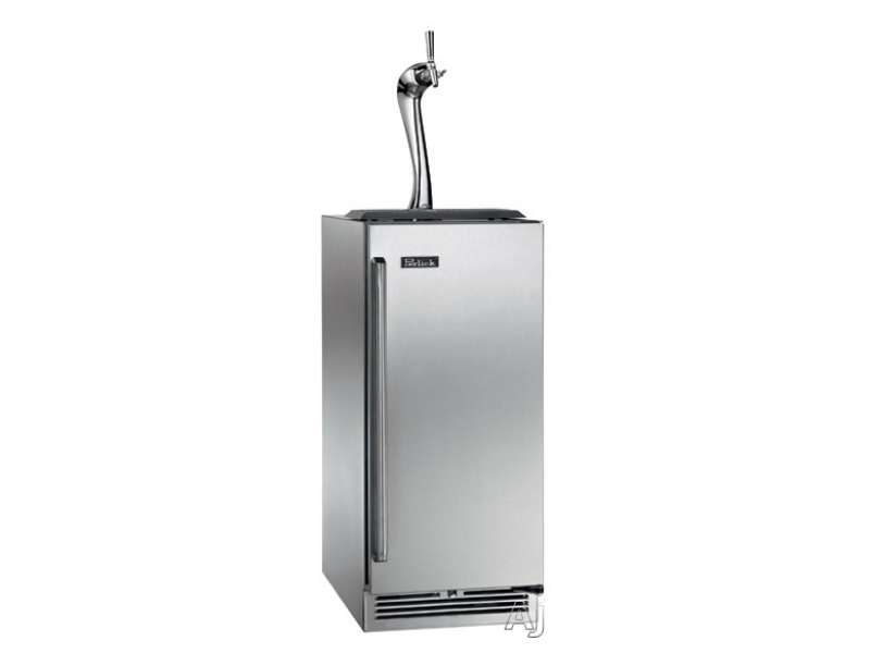 15" Perlick Indoor Signature Series Adara Right-Hinged Beverage Dispenser in Solid Panel Ready Door - HP15TS42R1A