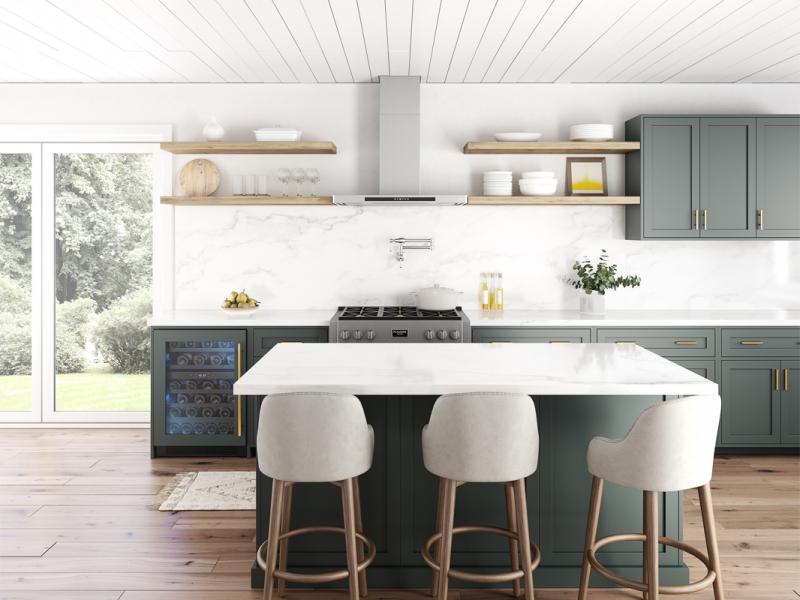 36" Zephyr Vista Wall Mount Range Hood - DVS-E36ASSX