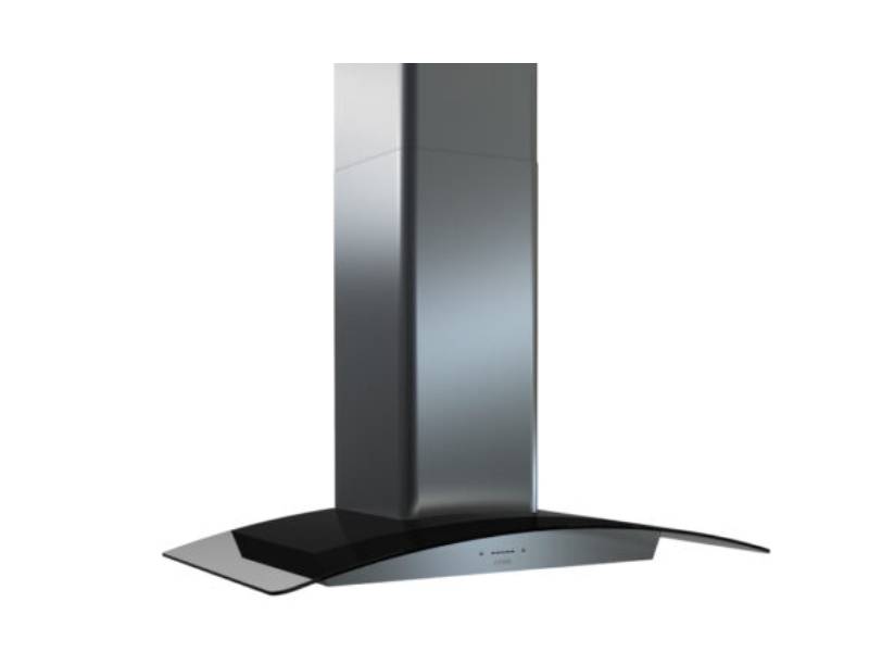 30" Zephyr Ravenna Wall Mount Range Hood in Black Stainless Steel - ZRV-E30CBSGG