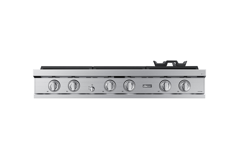 48" Dacor Transitional Natural Gas Rangetop in Silver Stainless - DTT48T960GS/DA