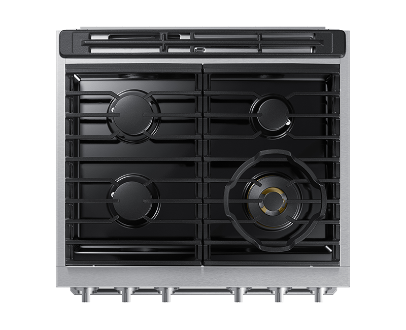 30" Dacor 6 Cu. Ft. Transitional Style Gas Range in Silver Stainless - DOP30T840GS/DA