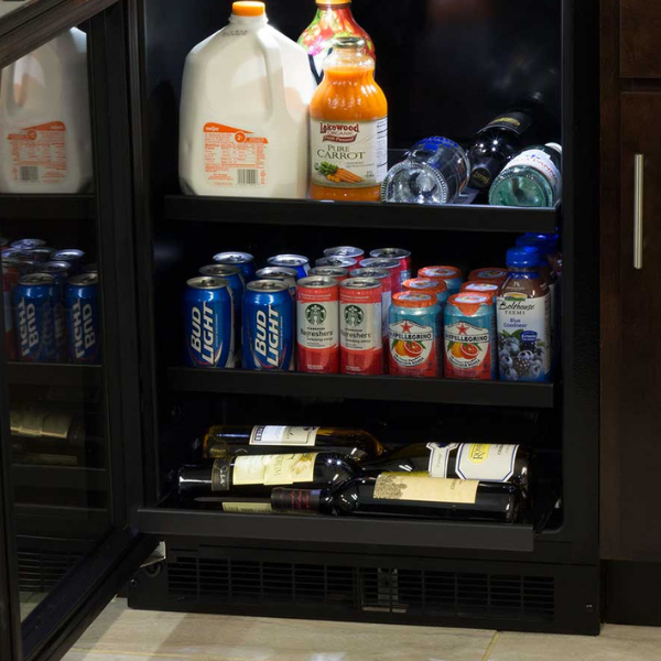 24" Marvel 5.5 Cu. Ft. Built-In Beverage Center With 3-In-1 Convertible Shelves - MLBV224-SG01A