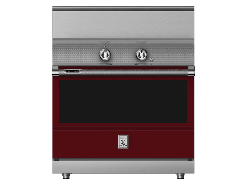 36" Hestan KRI Series Induction Range with 5 Elements in Tin Roof - KRI36-BK-BG