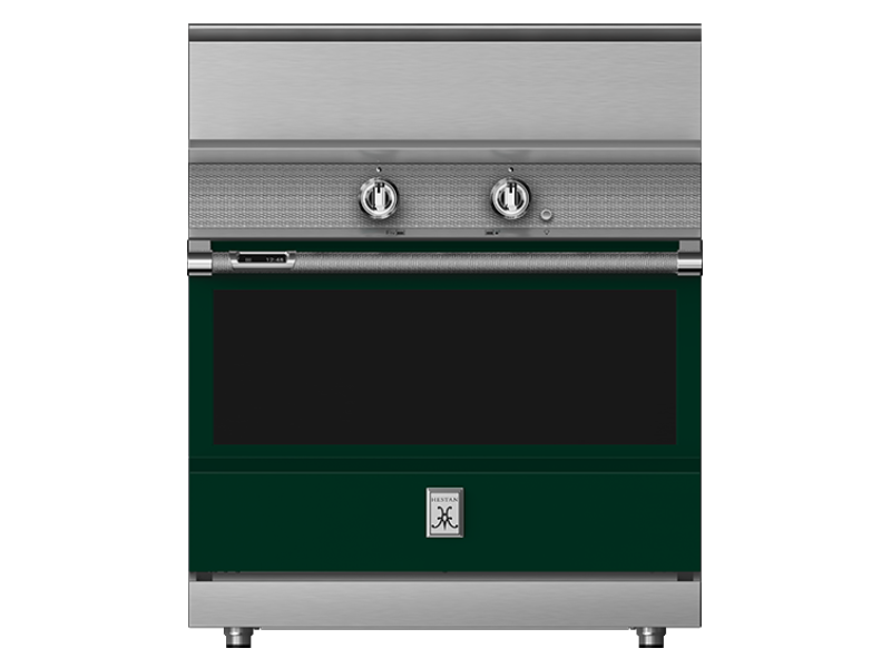 36" Hestan KRI Series Induction Range with 5 Elements in Grove - KRI36-BK-GR