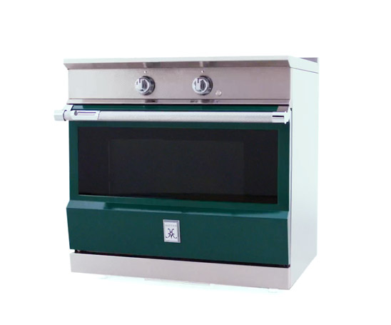 36" Hestan KRI Series Induction Range with 5 Elements in Steeletto - KRI36-BK