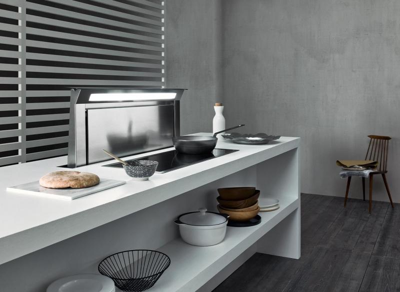 36" Falmec Downdraft Hood with Touch Control - FDDOW36T6SS