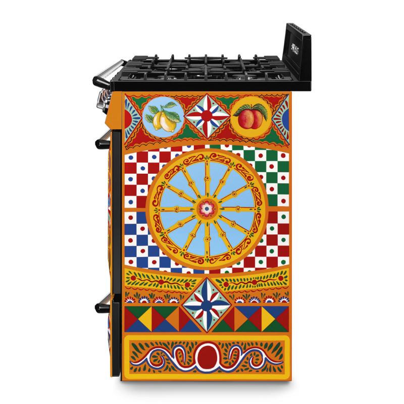 36" SMEG Divina Cucina Freestanding Dual Fuel Range - TRU36GMDGC