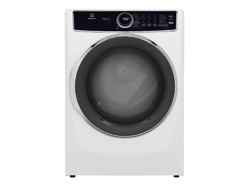 27" Electrolux 8.0 Cu. Ft. Front Load Electric Dryer in White - ELFE753CAW