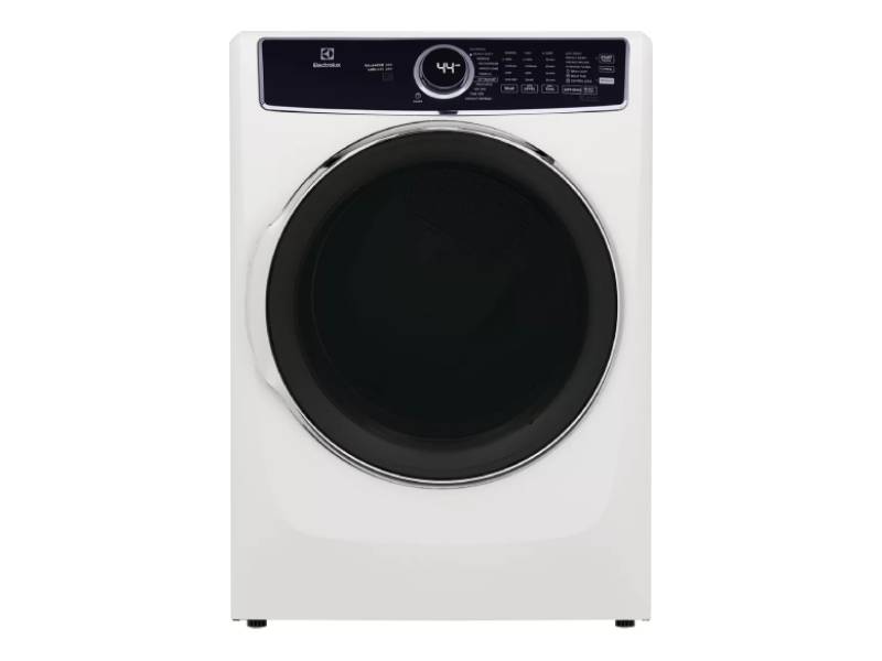 27" Electrolux 8.0 Cu. Ft. Electric Dryer in White - ELFE763CAW