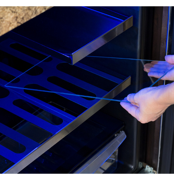 24" Marvel Professional Built-In Refrigerator With 3-In-1 Convertible Shelf And Reversible Hinge - MPRE424-SG31A