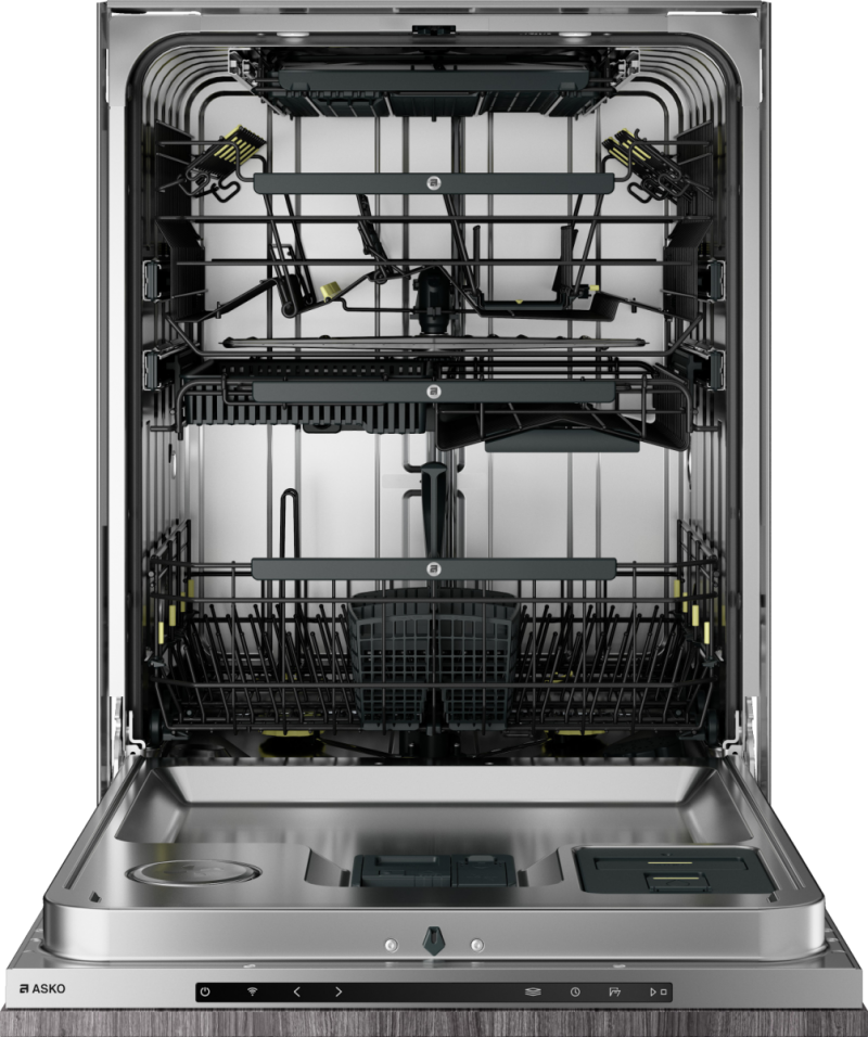 24" Asko Built-in Fully Integrated Dishwasher with LCD Display - DFI786XXLSOF