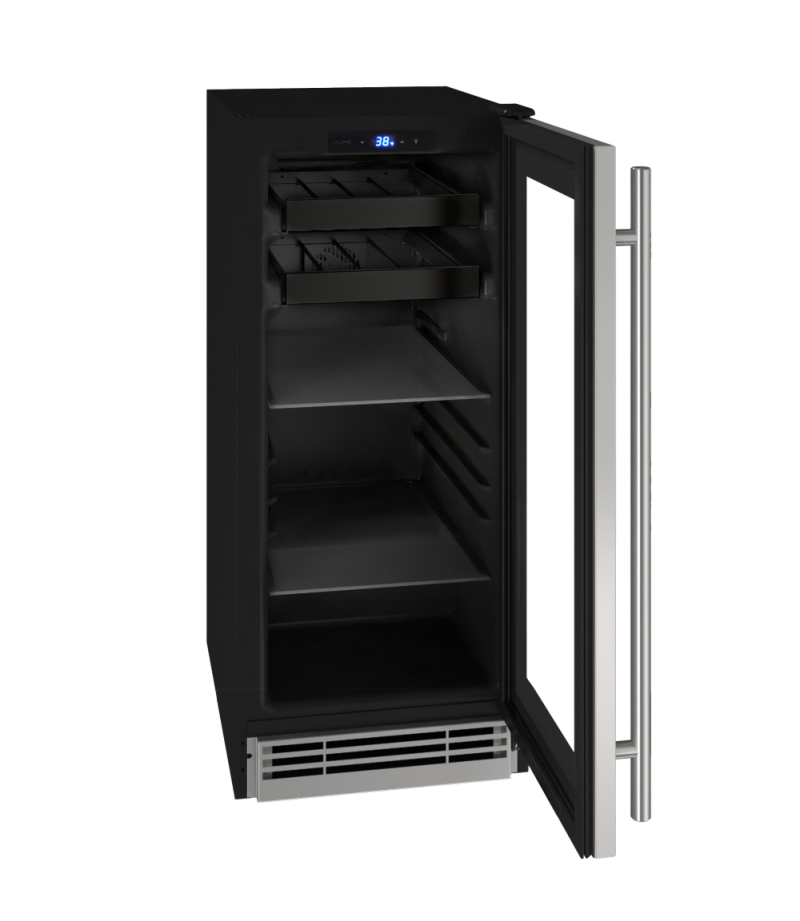 15" U-Line HBV115  Beverage Center with 2.9 Cu. Ft. Capacity - UHBV115-SG01A