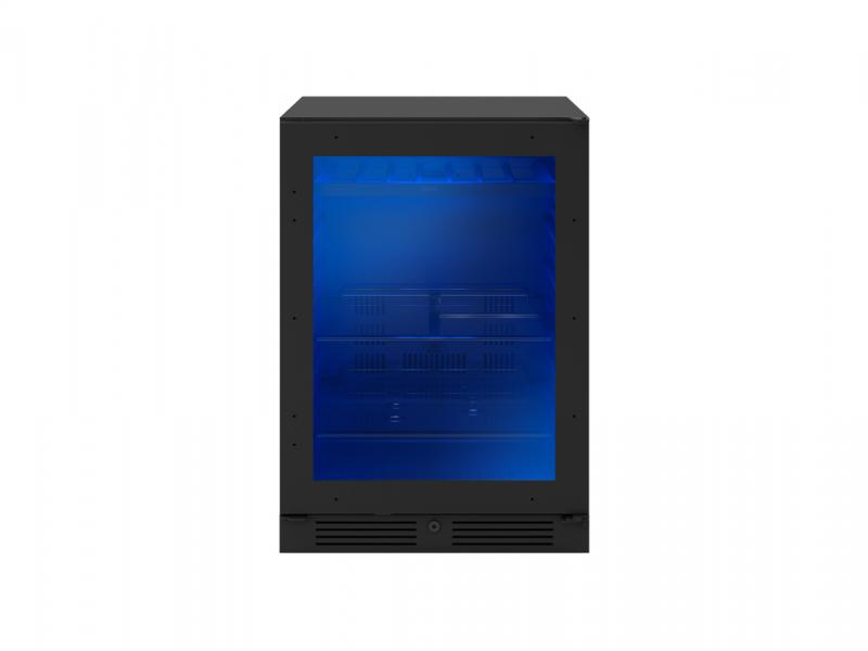 24" Zephyr 5.6 Cu. Ft. Single Zone Beverage Cooler in Panel Ready Glass - PRB24C01CPG