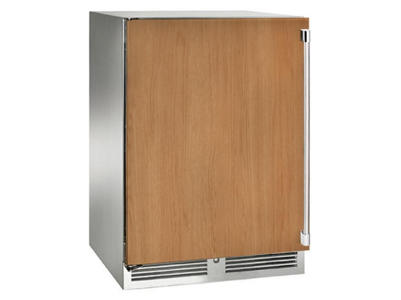 24" Perlick Marine Signature Series Left-Hinge Refrigerator in Solid Panel Ready Door with Door Lock - HP24RM42LL