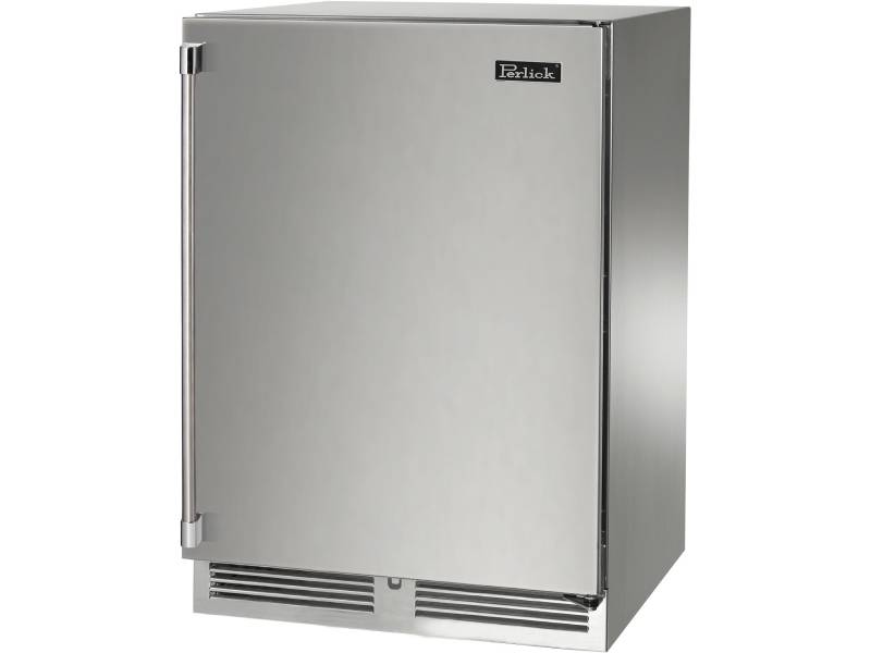 24" Perlick Marine Signature Series Wine Reserve Solid Stainless Steel Door - HP24WM41R
