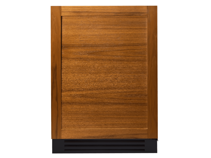 24" True Residential 5.8 Cu. Ft. Overlay Panel Left-Hinge UnderCounter Beverage Center - TBC-24-L-OP-C