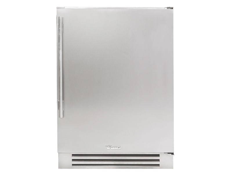 24" True Residential 4.2 Cu. Ft. Stainless Steel Right-Hinge Undercounter Freezer - TUF-24-R-SS-C
