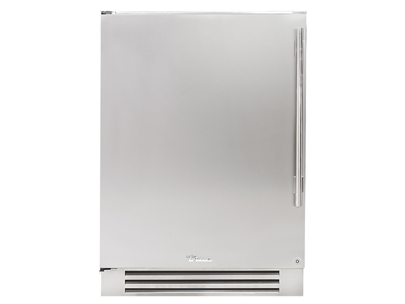 24" True Residential 4.2 Cu. Ft. Stainless Steel Left-Hinge Undercounter Freezer - TUF-24-L-SS-C