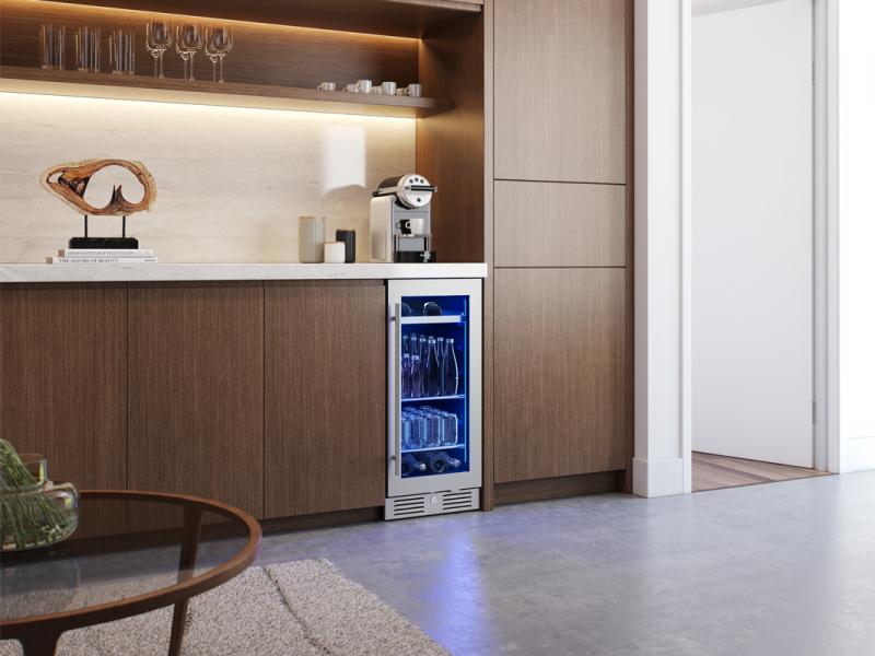 15" Zephyr Single Zone Beverage Cooler - PRB15C01CG