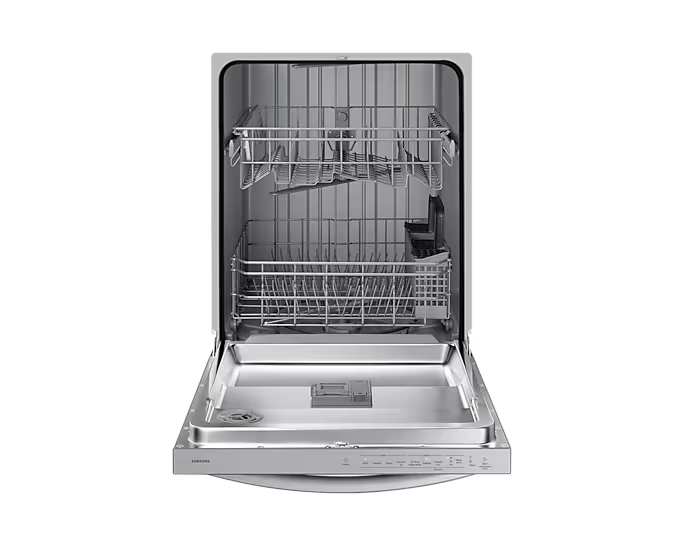 24" Samsung 53 dBA Fingerprint Resistant Dishwasher with Adjustable Rack - DW80CG4021SRAA