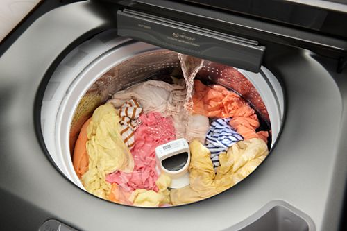 27" Whirpool 6.1 Cu. Ft. Top Load Washer with Removable Agitator in Black - WTW6157PB