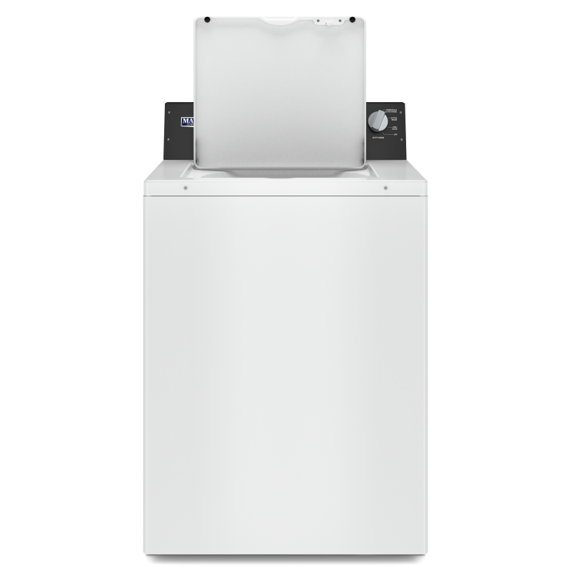 27" Maytag 4.0 Cu. Ft. Commercial-Grade Residential Agitator Washer in White - MVWP586GW