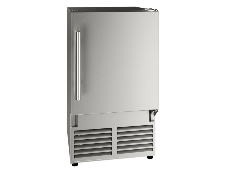 14" U-Line ACR014 ADA Height Crescent Ice Maker in Stainless Solid - UACR014-SS01A