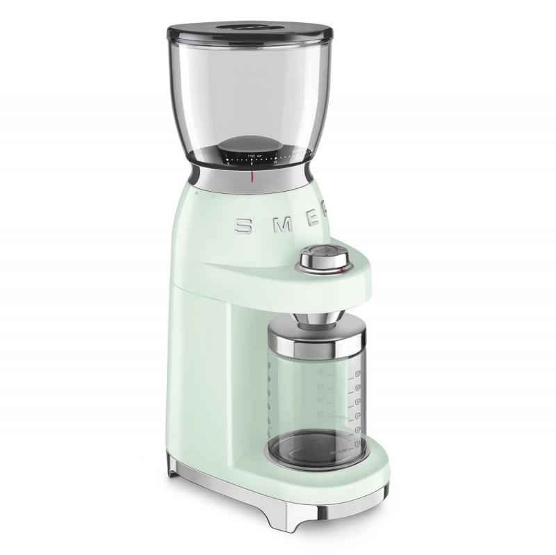 SMEG 50's Style Coffee Grinder In Pastel Green - CGF01PGUS