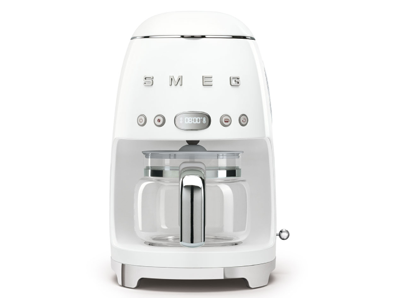 SMEG 50's Style Filter Coffee Machine In White - DCF02WHUS
