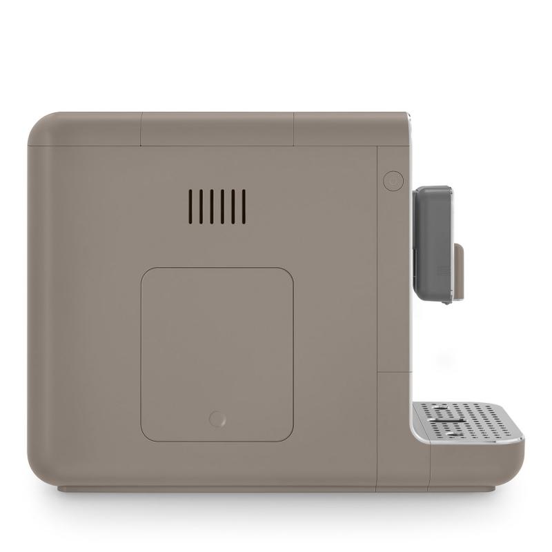SMEG 50's Style Espresso Automatic Coffee Machine In Taupe - BCC01TPMUS