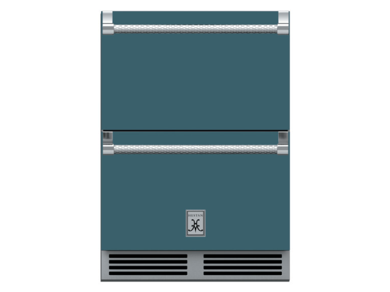 24" Hestan 5.2 Cu. Ft. GRR Series Outdoor Refrigerator Drawers - GRR24-GG