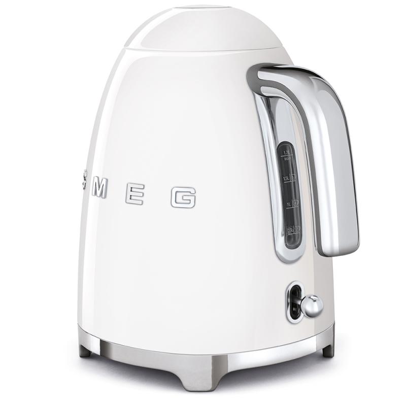 SMEG 50's Style Electric Kettle In White - KLF03WHUS