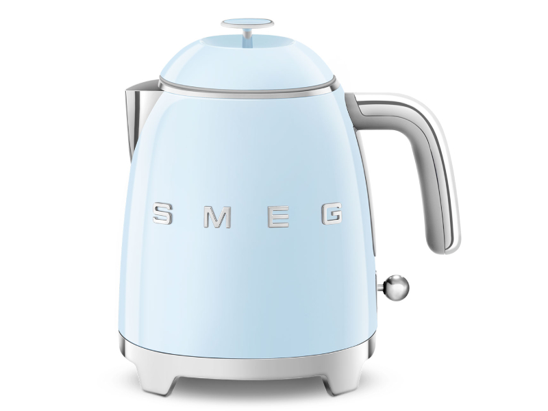 SMEG 50's Style Electric Kettle With Chrome Base In Pastel Blue - KLF05PBUS
