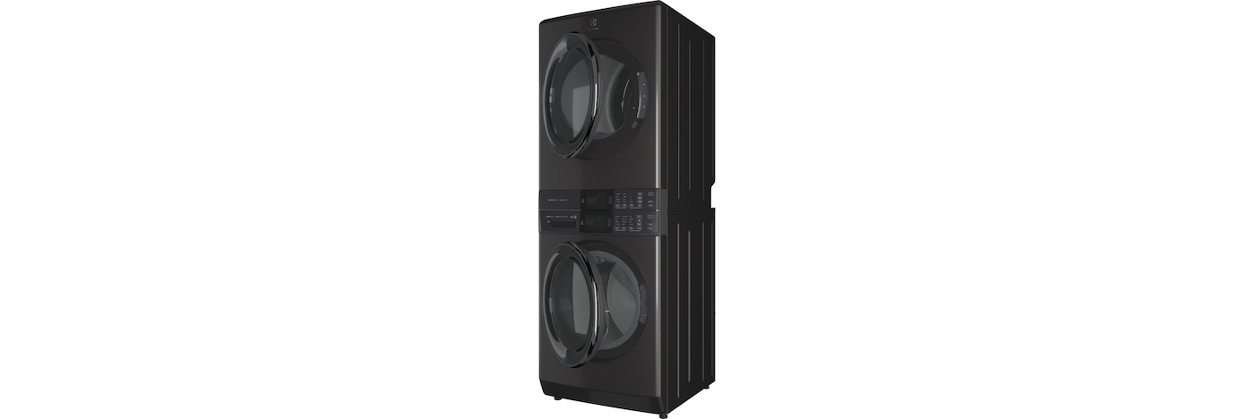 27" Electrolux Laundry Tower Single Unit Front Load 5.2 Cu. Ft. I.E.C Washer and 8 Cu. Ft. Electric Dryer - ELTE760CAT