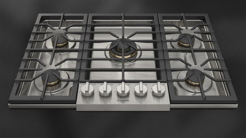 30" Fulgor Milano Pro Gas Cooktop in Stainless Steel - F6PGK305S2