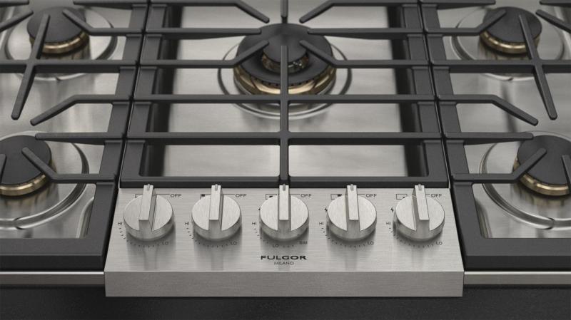 30" Fulgor Milano Pro Gas Cooktop in Stainless Steel - F6PGK305S2