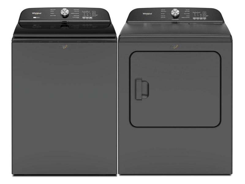 Whirpool 6.1 Cu. Ft. Top Load Washer and  7.0 Cu. Ft. Top Load Gas Dryer - WTW6157PB-WGD6150PB
