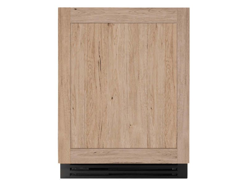 24" True Residential 5 Cu. Ft. Overlay Panel Right-Hinge Undercounter Wine Cabinet - TUWADA-24-RS-AO
