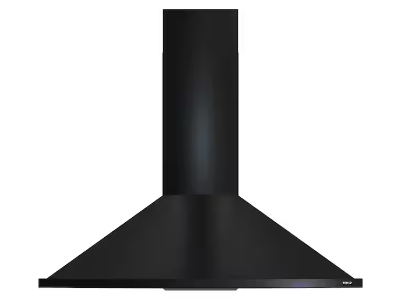 36" Zephyr Core Collection Savona Wall Mount Range Hood in Black - ZSA-M90FB