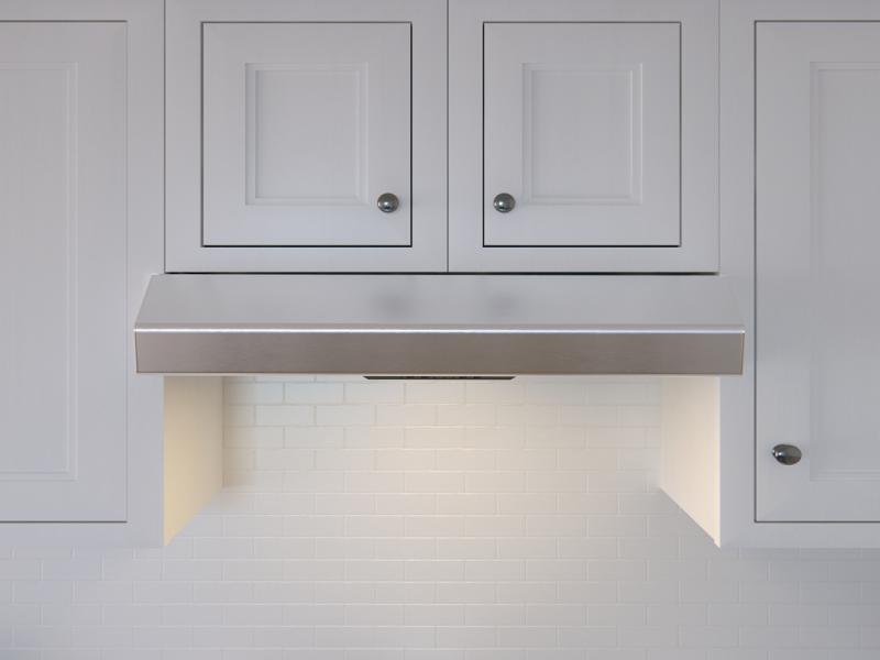 24" Zephyr Breeze I Under-Cabinet Range Hood in White - AK1124BW