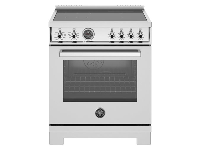 30" Bertazzoni Induction Range With 4 Heating Zones In Stainless Steel - PRO304IFEPXT