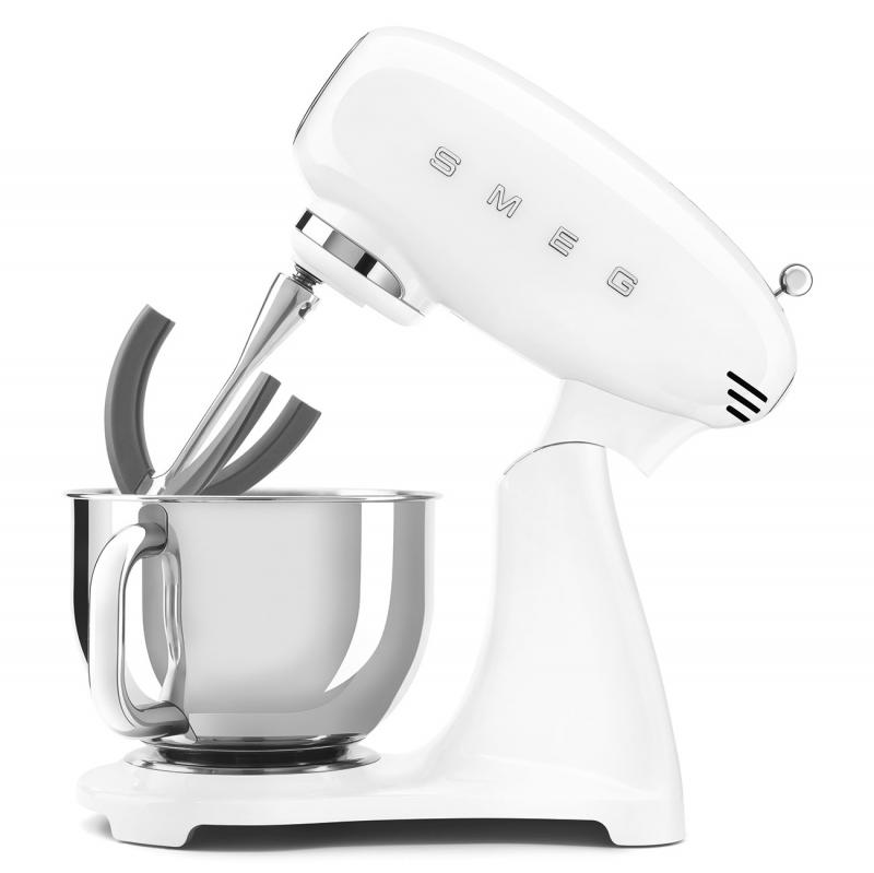 SMEG 50's Style Stand Mixer in White - SMF03WHUS