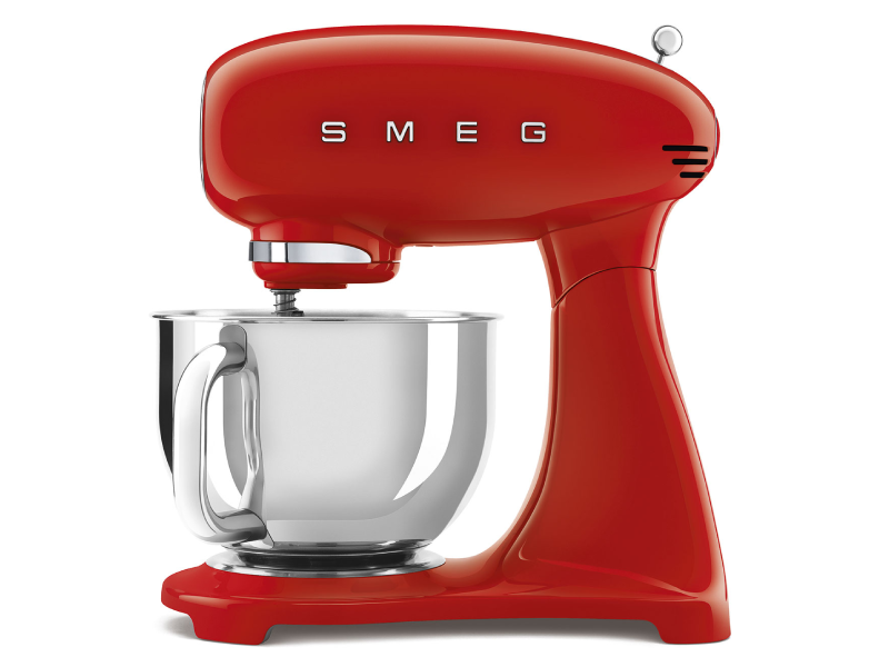 SMEG 50's Style Stand mixer in Red - SMF03RDUS